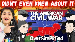 The American Civil War - OverSimplified (Part 1) | Shauna Reacts