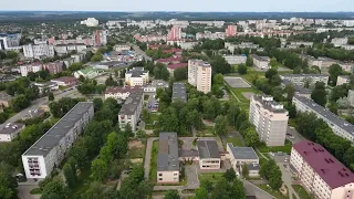 Grodno, old district that has been built in 1962-68