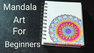 Mandala Art For Beginners Easy |Step By Step Tutorial | @Easy_Mandala59