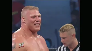 Halk Hogan VS brock Lesnar 2002 full match part 1