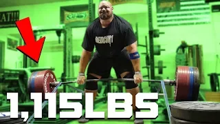 1,115LB DEADLIFT TRAINING SESSION | TERRY HOLLANDS | BRIAN SHAW