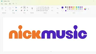 How to draw the NickMusic logo using MS Paint | How to draw on your computer
