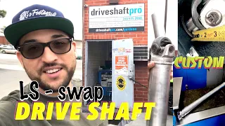 How to measure custom drive shaft for ls swap