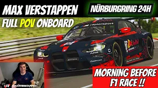 Max Verstappen | Morning Double Stint | iRacing Nurburgring 24 Hour 2024 | BMW M Team Redline