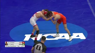 Vito Arujau vs Pat Glory ( Semifinal ) 125 lbs | NCAA Wrestling Championshis 2022