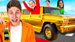 L’ULTIMO CHE ESCE DALLA LIMOUSINE VINCE 1000€ CHALLENGE!!🚗