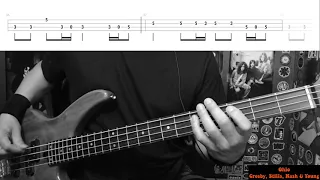 Ohio by Crosby, Stills, Nash & Young - Bass Cover with Tabs Play-Along