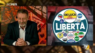 Michele Serra ironizza sul simbolo di Cateno De Luca: "È arte contemporanea"