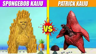 Giant Spongebob Kaiju vs Giant Patrick kaiju | SPORE