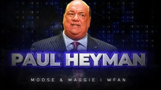 Paul Heyman With Moose & Maggie {Full Interview}
