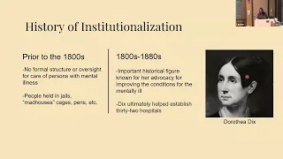 Trans-institutionalization: An Unintended Consequence of Good Intentions by Takeiya Lynch M.D.