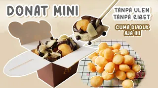 TANPA ULEN NO RIBET DONAT MINI MODAL DIADUK AJA!! + TAKARAN SENDOK