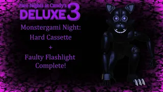 FNaC 3 Deluxe || Monstergami Night Complete w/ Hard Cassette and Faulty Flashlight (First Victor)