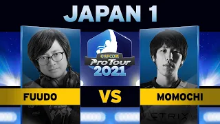 Fuudo (Poison) vs. Momochi (Ryu) - Top 8 - Capcom Pro Tour 2021 Japan 1