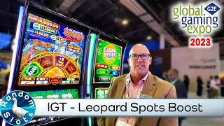 #G2E2023 IGT Leopard Spots Boost Slot Machine Preview