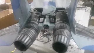 Su-30 VT Nozzles set up