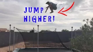 How To Jump Higher On A Trampoline Easy!