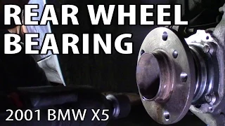 How to Change a Rear Wheel Bearing on an E53 BMW X5 DIY