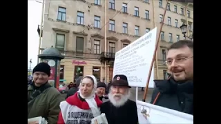 Евгений Федоров на митинге НОД СПб и ЛО 24 02 2019г