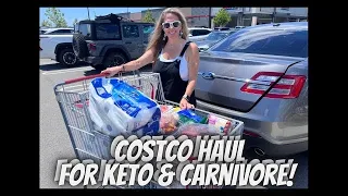 COSTCO HAUL FOR KETO & CARNIVORE LOVERS! |  COSTCO HAUL WITH PRICES!!