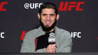 Islam Makhachev Plans to Talk to Bobby Green While Taking Him Down & Predicts Oliveira Beats Gaethje