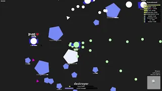 Destroyer, Killing F22 and Negotiating with Hunters by Surprise Diep.io
