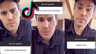 Paul Wesley’s “close friends only” stories on instagram (q&a) | TikTok Compilation