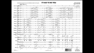 It Had to Be You arranged by Rick Stitzel