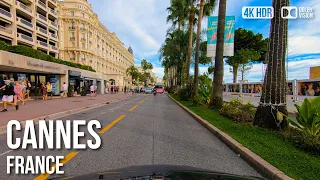 Scenic Drive From Cannes to Antibes - 🇫🇷 France [4K HDR] Driving Tour