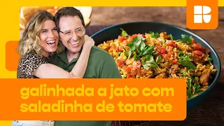 Galinhada a jato com saladinha de tomate (arroz com frango) | Rita Lobo | Cozinha Prática