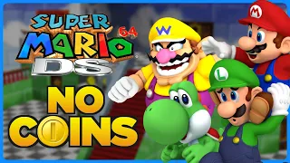 I tried beating Super Mario 64 DS Without touching a single coin