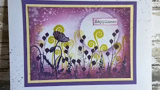 Happiness Is A Poppy Meadow by Jo Rice #laviniastamps #cardmaking