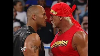 The Rock and Hulk Hogan confrontation before No Way Out! 02/20/2003