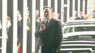 Musk hands over first Teslas from German Gigafactory