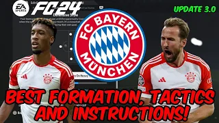 EA FC 24 - BEST BAYERN MUNICH Formation, Tactics and Instructions