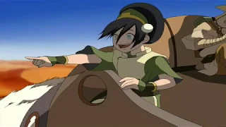 Team Avatar forgetting that Toph is blind for 2 minutes straight