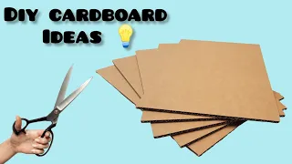 Diy cardboard ideas 💡|reuse of cardboard |diy cardboard craft |creative ideas |homemade