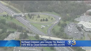 Section Of Northeast Extension Closed For Weekend