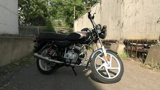 Мотоцикл BAJAJ BOXER 100ES. Краткое видео, инфографика.
