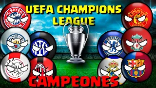 CAMPEONES DE LA UEFA CHAMPIONS LEAGUE | Countryballs