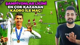 ŞAMPİYONLAR LİGİNİ EN ÇOK KAZANAN İLK 18 İLE MAÇ!! RONALDO & MESSI ŞOV!!