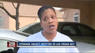 Las Vegas woman says she saw a UFO in the sky
