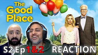 The Good Place - S2 Ep 1 & 2 - Everything Is Great! - REACTION