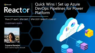 Quick Wins I Set up Azure DevOps Pipelines for Power Platform