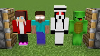 what if you create a HEROBRINE maizen JJ AND MIKEY PHANTOM in MINECRAFT