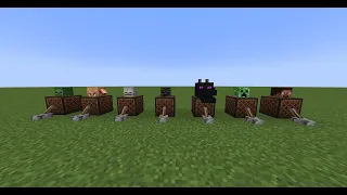 All Mob head Note block sounds | Minecraft 22w46a