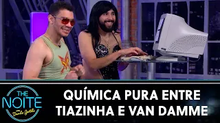 Igor Guimarães e Murilo Couto quebraram a internet ao protagonizar essa cena | The Noite (02/03/23)