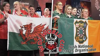 Womens Team Final Wales v Ireland - WDF World Cup 2023 from Esbjerg Denmark Day 5 morning
