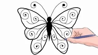 How to Draw a Butterfly Easy Step by Step