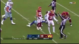 Ezekiel Elliot get DESTROYED by Washington Defender